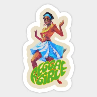 Reggae Girl Sticker